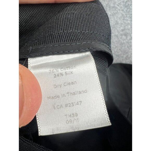 Talbots Silk Blend Dress Pants Women's 12 Curvy Pull On Cropped High Rise - Picture 11 of 11